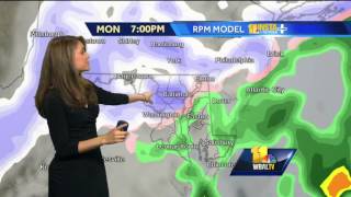 Wintry mix this a.m. to get heavier, be all snow by evening