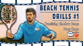 Beach Tennis Drills #1 - Practice From Home (1 player)