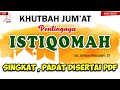 Khutbah Jum'at Singkat : Pentingnya ISTIQOMAH - Disertai Teks PDF