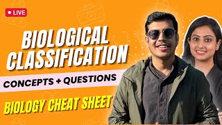 BIOLOGICAL CLASSIFICATION | Concepts + Questions | Biology Cheat Sheet | NEET 2023