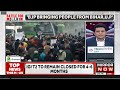 aap bjp lock horns over purvanchal voters protests erupt outside kejriwal s residence top news