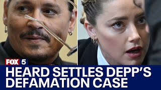 Amber Heard settles Johnny Depp's defamation case | FOX 5 DC