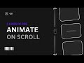 Create Scroll Animations with Only 3 Lines of CSS – No Libraries Required