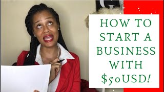 Starting A Business With $50usd