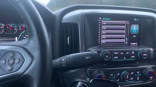 2017 Chevy Silverado radio changes by itself please help.