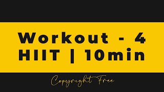 2020 10 Min Workout Track 4 | Royalty Free | No Copyright Music | Background Sound for Youtube Video