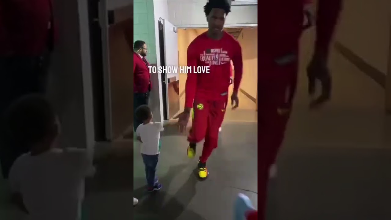 This young fan’s reaction after giving NBA players high fives is amazing ❤️ (via ATLHawks/TW)