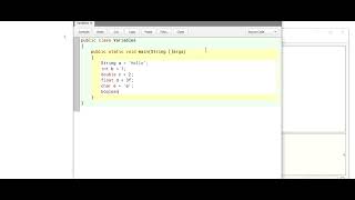 BlueJ - Java lesson 2 Variables