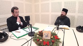 Arhim. Prof. univ. dr. Teofil Tia în dialog cu PS Benedict Bistrițeanul