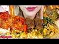 GOYANG NASI PADANG💃❗️ASMR 2 BUNGKUS NASI PADANG RENDANG SAPI & IKAN ASAM PADEH 🍛💥 PADANG STYLE RICE🌴