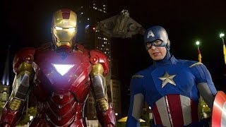Iron Man & Captain America vs Loki - Fight Scene - The Avengers (2012) Movie Cli