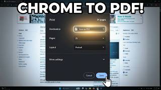 How To Save a Google Chrome Page as PDF (Quick Guide)