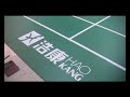 the assemblage order of haokang badminton court flooring