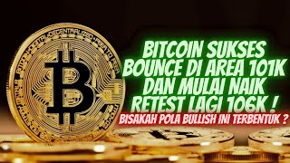 BITCOIN NAIK KEMBALI KE KEY AREA PENTING INI ! PANTAU BULLISH PATTERN INI UNTUK MOVEMENT CRYPTO !