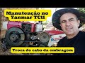 TC 11 Yanmar. Troca do cabo da embreagem. Vd 26