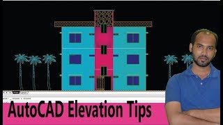 AutoCAD  Bangla Tutorial Elevation । সহজভাব দ্রুত Elevation করুন ।