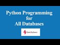 Python Programming for Database | Python Database Connection