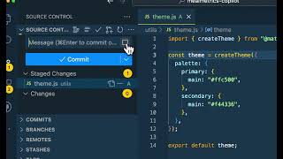 @GitHub Copilot Generate AI Commit Messages