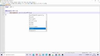 while loop in javascript for beginners part7