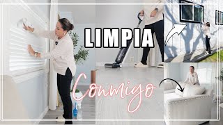 LIMPIEZA PROFUNDA DE MI SALA 🧹 LUNES DE RESET |MONDAY RESET