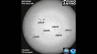 Daily Sunspots: Today, January 6, 2025 (1/6/25) #PinoAstro