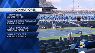 Cincinnati Open announces 2025 schedule for expanded tournament