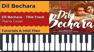 Dil Bechara Title Track Piano Tutorial | Sushant Singh Rajput | A.R. Rahman |