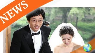 大神老婆原来长得超气质！ 45岁国民MC刘在石结婚十周年再当爸爸