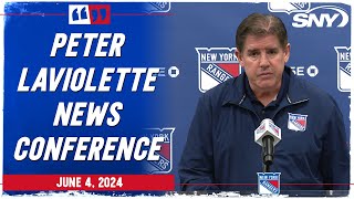 Peter Laviolette on if he would consider Rangers season a success | SNY