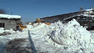 今年も雪がしっかり降りました!　会津美里町