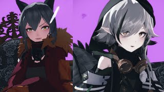 【アークナイツMMD】トミミ、レッド「Monster」