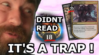 KILL MY CREATURE AND YOU LOSE! BEST TRAP EVER! Historic MTG Arena