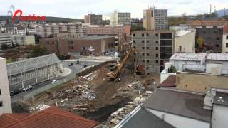 Nakupní centrum Fontana - demolice původni stavba