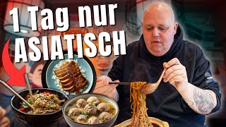 Einen Tag lang NUR asiatisch Essen!