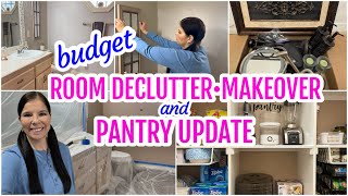 MINIMALISM MAKEOVER \u0026 PANTRY UPDATE  #declutterandorganize #roommakeover #pantryorganization #pantry