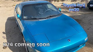 Toyota mr2 k24 swap part 1