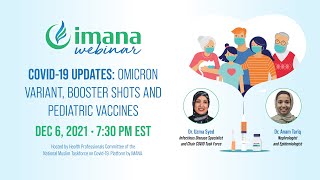 IMANA Webinar video Covid updates Omicron 1