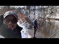 livingstone 1편 영하 12도 강추위에 물에 들어가서 고기를 잡는다구 ...과연 fishing in freezing temperatures 리빙스톤