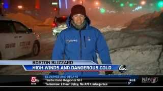 ABC News World News Tonight meteorologist Rob Marciano reports from Boston, MA on the Blizzard