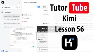 Kimi - Lesson 56 - Screenshot to Code