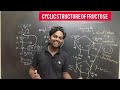 trick to draw cyclic structure of fructose