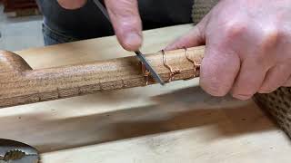 Installing Copper Wire Frets on a Cigar Box Guitar