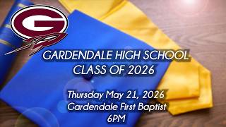 Gardendale High School Graduation - Class of 2026🎓♥️
