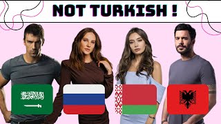 Turkish Actors Who Are Not Turkish Originally - Turkish Drama