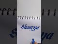 shaurya name writing video marker pen english handwriting video calligraphy video shortvideo