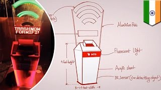 Smart trash can in India turns garbage into 15 minutes of Wi-Fi connectivity - TomoNews