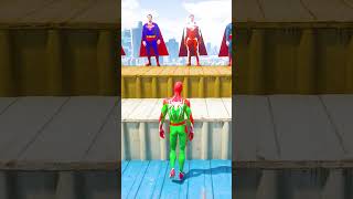 GTA 5 Epic Water Ragdolls | Spider-Man Jumps / Fails ep.257 #shorts