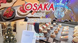 【大阪VLOG】母と月イチOSAKA散歩/オタ活/ヴィンテージ/焼肉/クリスマスマーケット