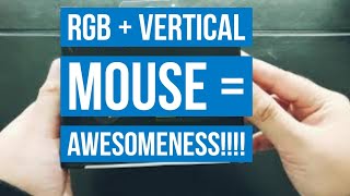 RGB + VERTICAL MOUSE = AWESOMENESS!!!! DELUX M618 PLUS UNBOXING