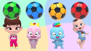 Five Colors Song! | Five Little Ducks Nursery Rhymes Playground | Baby & Kids Songs | Kindergarten